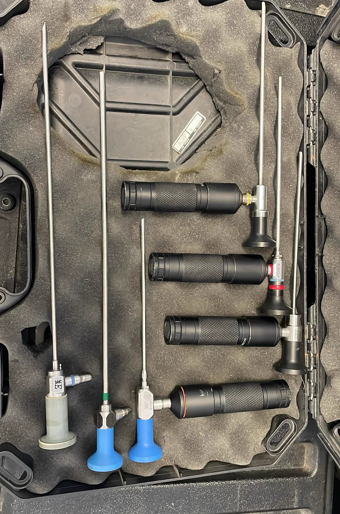 Professional borescopes used to scope safe locks